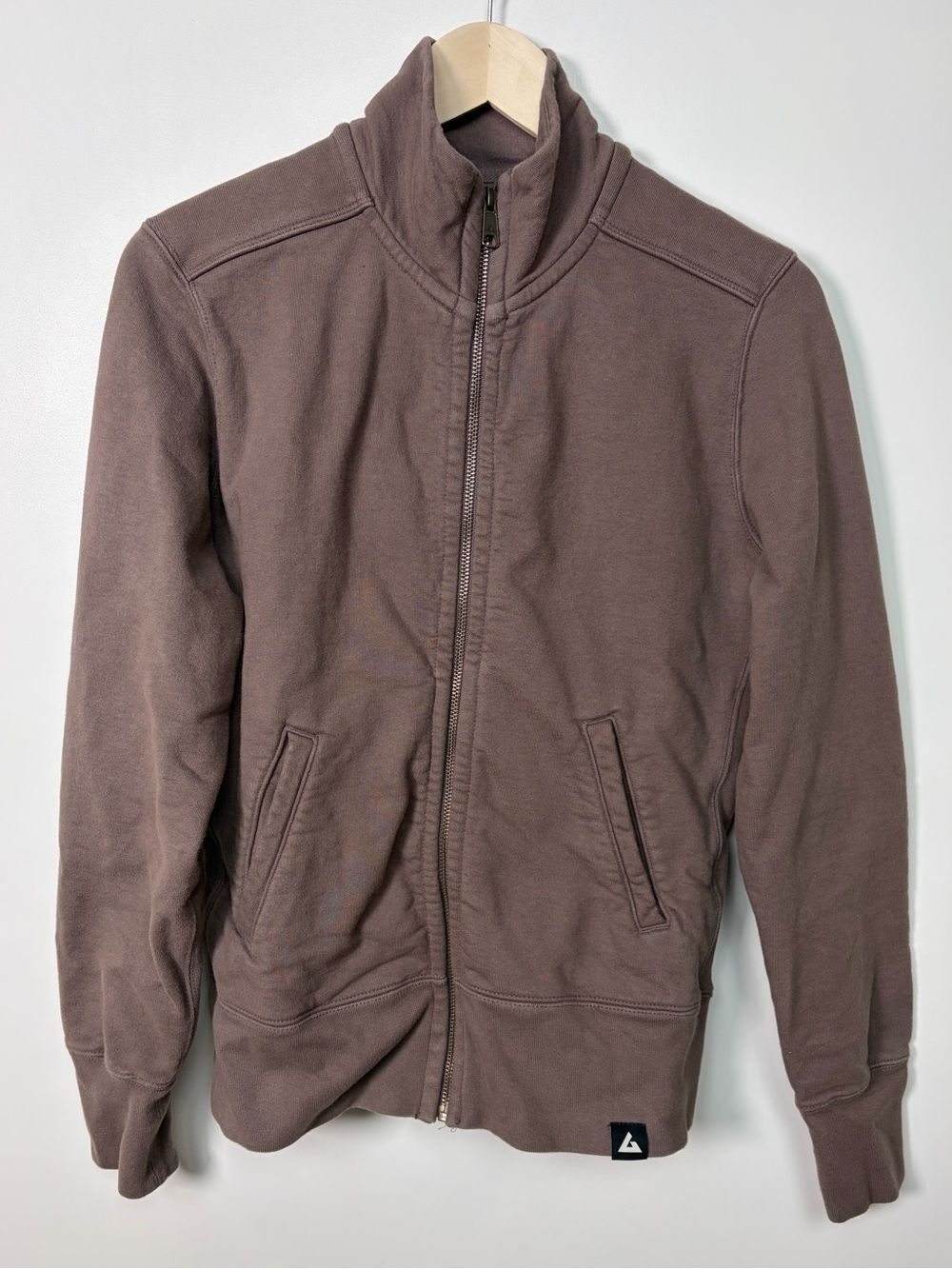 American Giant Moto Full Zip Jacket Mauve Size Medium